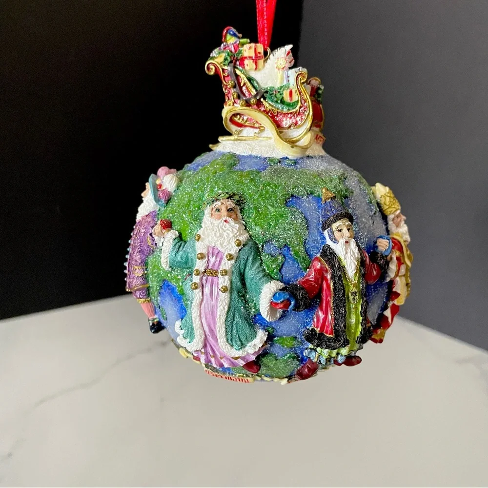 Santas Around The World Ornament by Christopher Radko